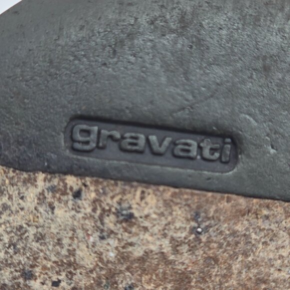 Gravati Italy Men 8.5 Burnished Brown Leather Dress Shoes Wingtip Brogue Oxfords - Picture 13 of 13